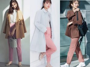 女人味又时尚♡粉色裤子的春季搭配12种/不让人看到甜美的选择&搭配方法【2021春】